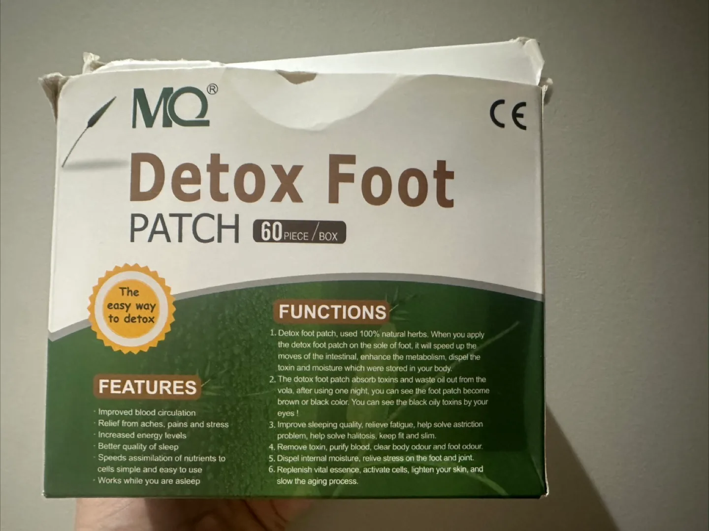MQ Detox Foot Patches - 60 Pieces image indicator(2)