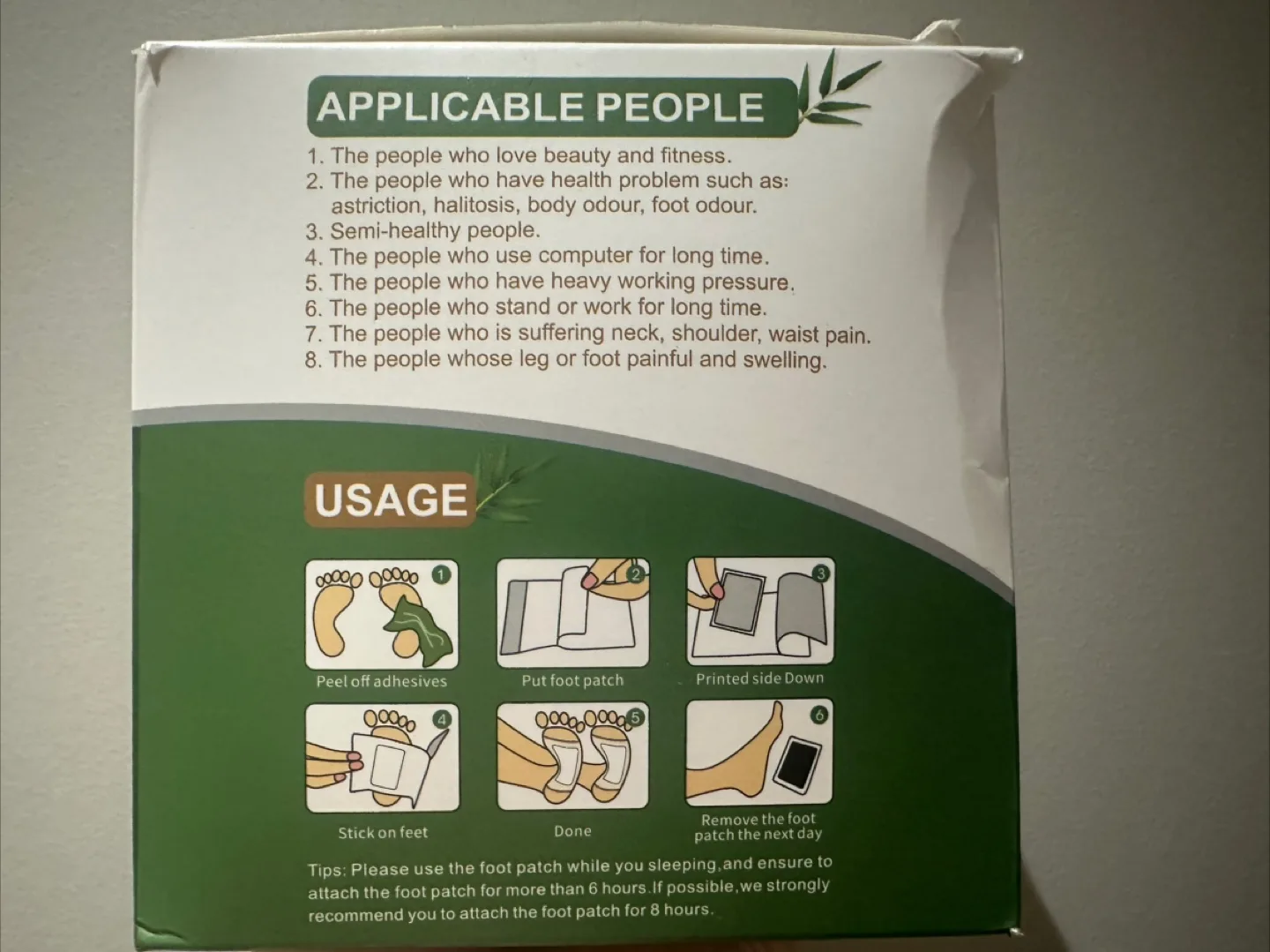 MQ Detox Foot Patches - 60 Pieces image indicator(3)