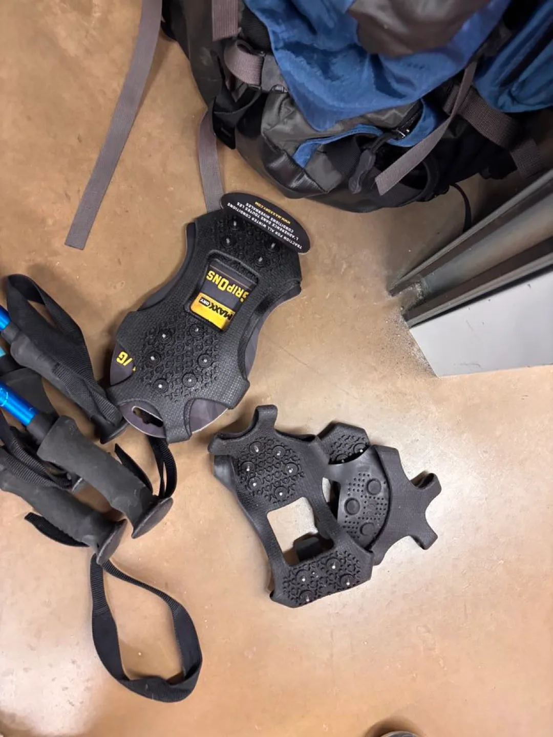 Hiking Backpack, Poles & Cleats thumbnail