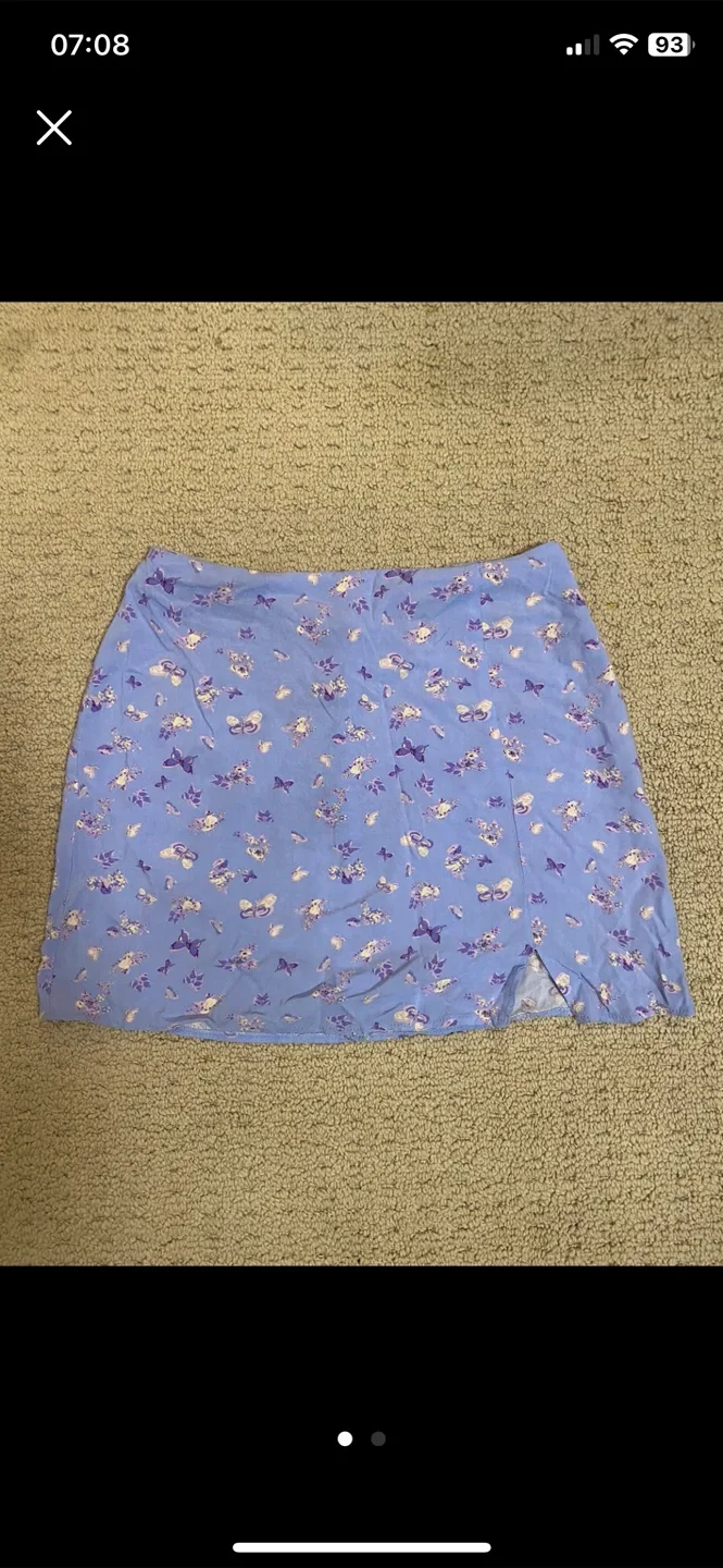 Purple Butterfly Mini Skirt 🧡 image indicator(2)
