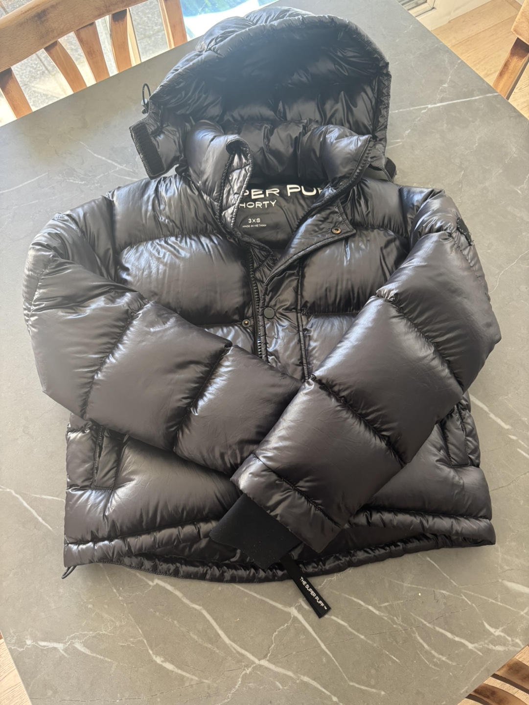 TNA Super Puff Shorty Down Jacket - Size XXS