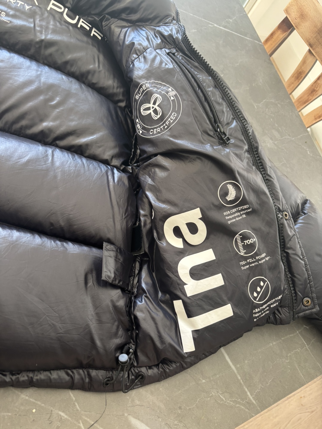TNA Super Puff Shorty Down Jacket - Size XXS - photo 3