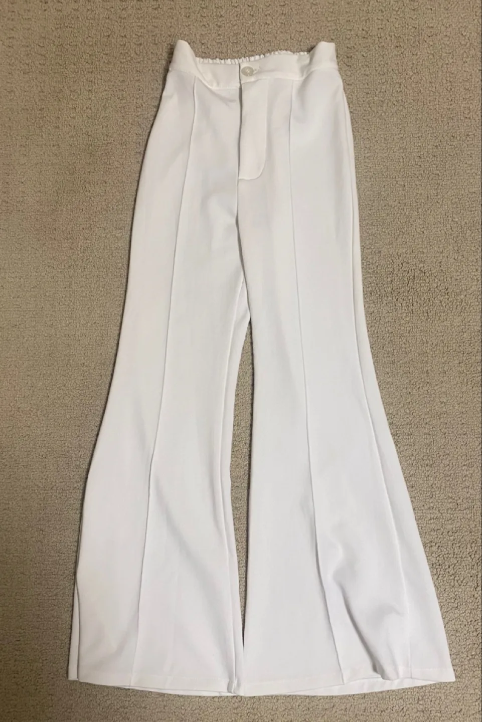 Zara Basic White Pants 🧡 image indicator(2)