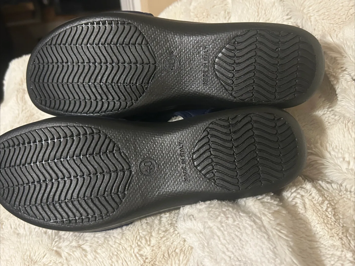 Polyflex  Navy Blue Sandals - Size 40 image indicator(4)
