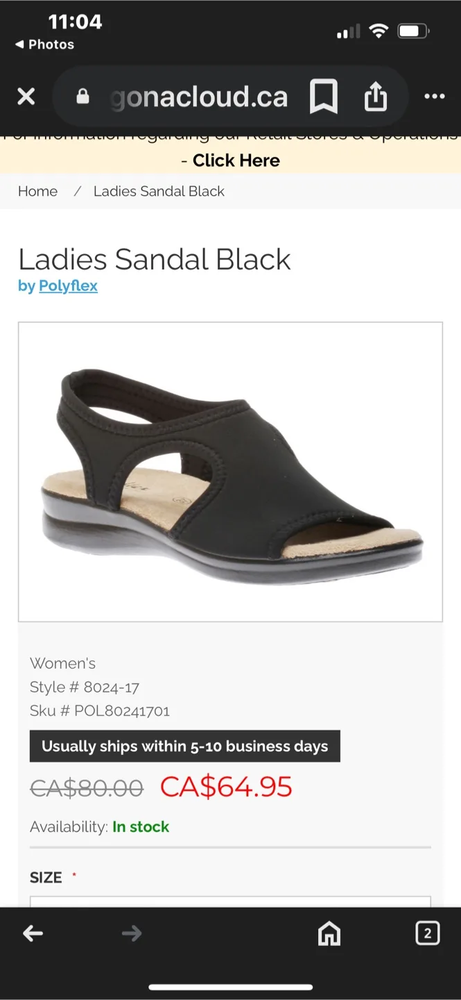 Polyflex  Navy Blue Sandals - Size 40 image indicator(7)