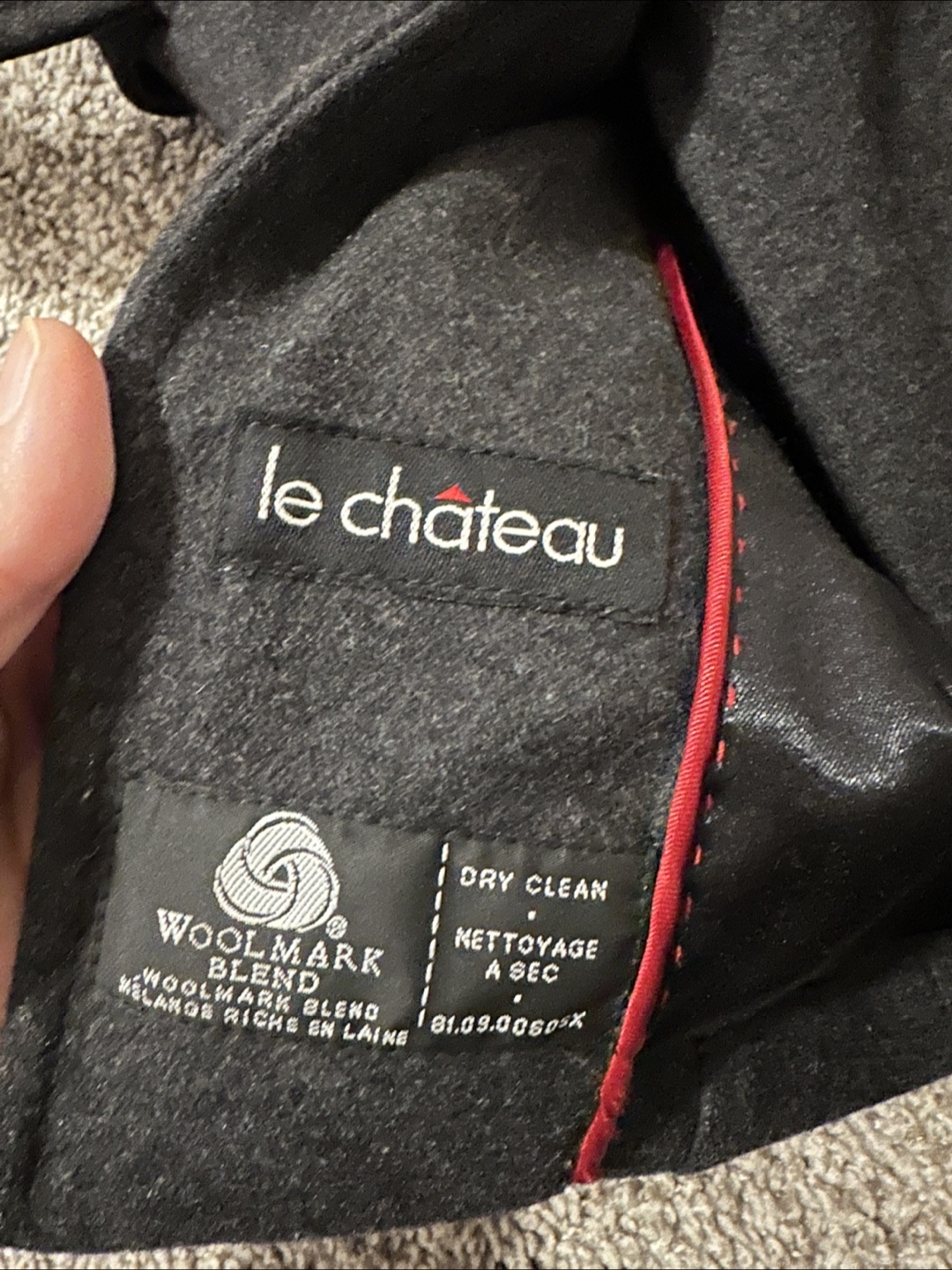 Le Chateau Women's Dark Grey Peacoat - photo 4