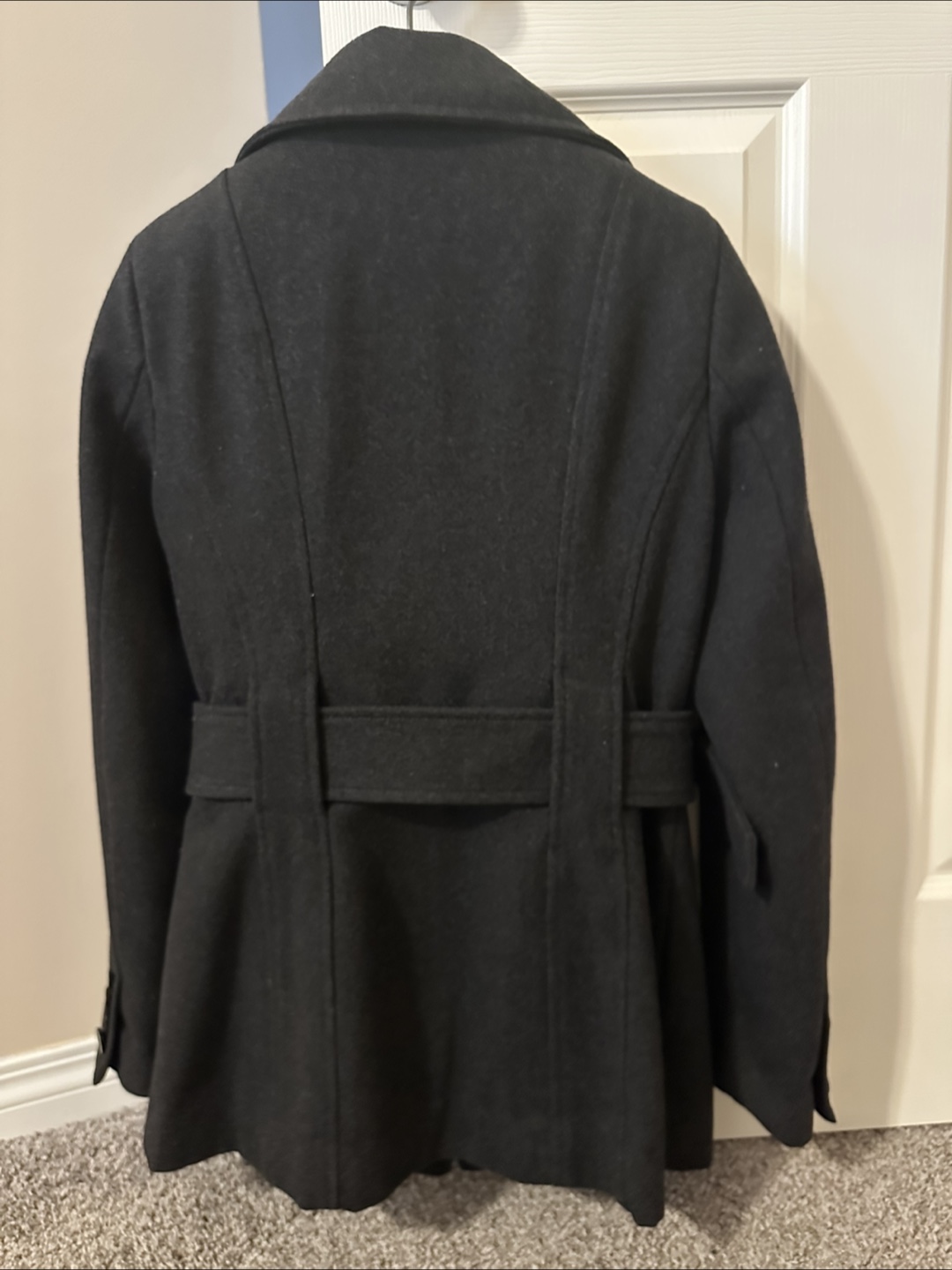 Le Chateau Women's Dark Grey Peacoat - photo 3