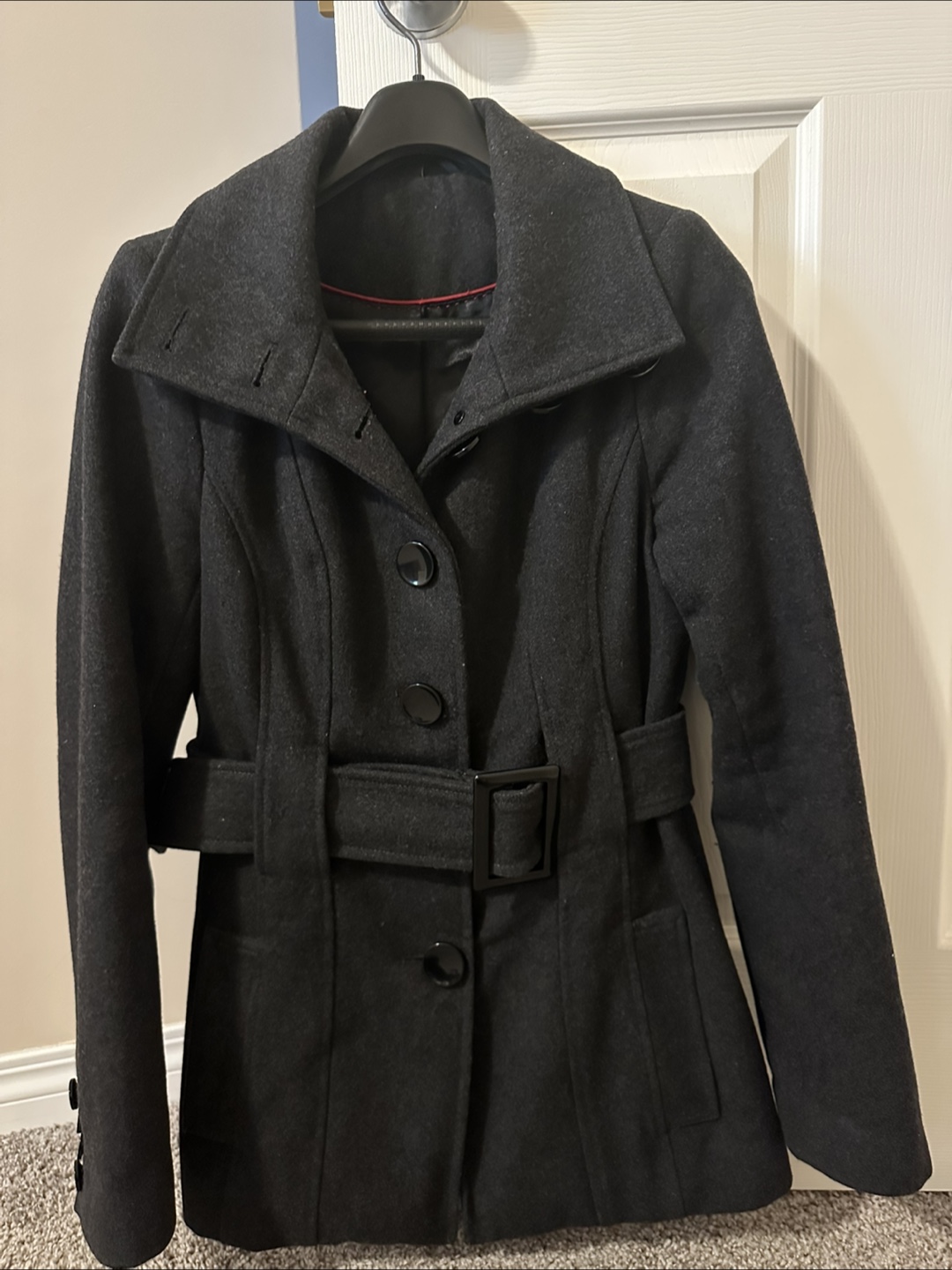 Le Chateau Women's Dark Grey Peacoat - photo 2