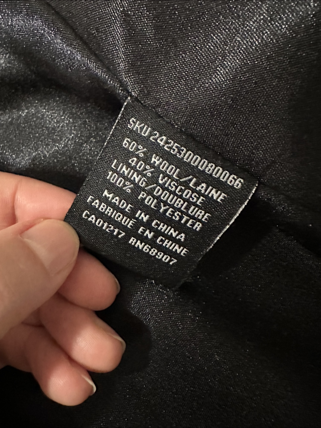 Le Chateau Women's Dark Grey Peacoat - photo 5