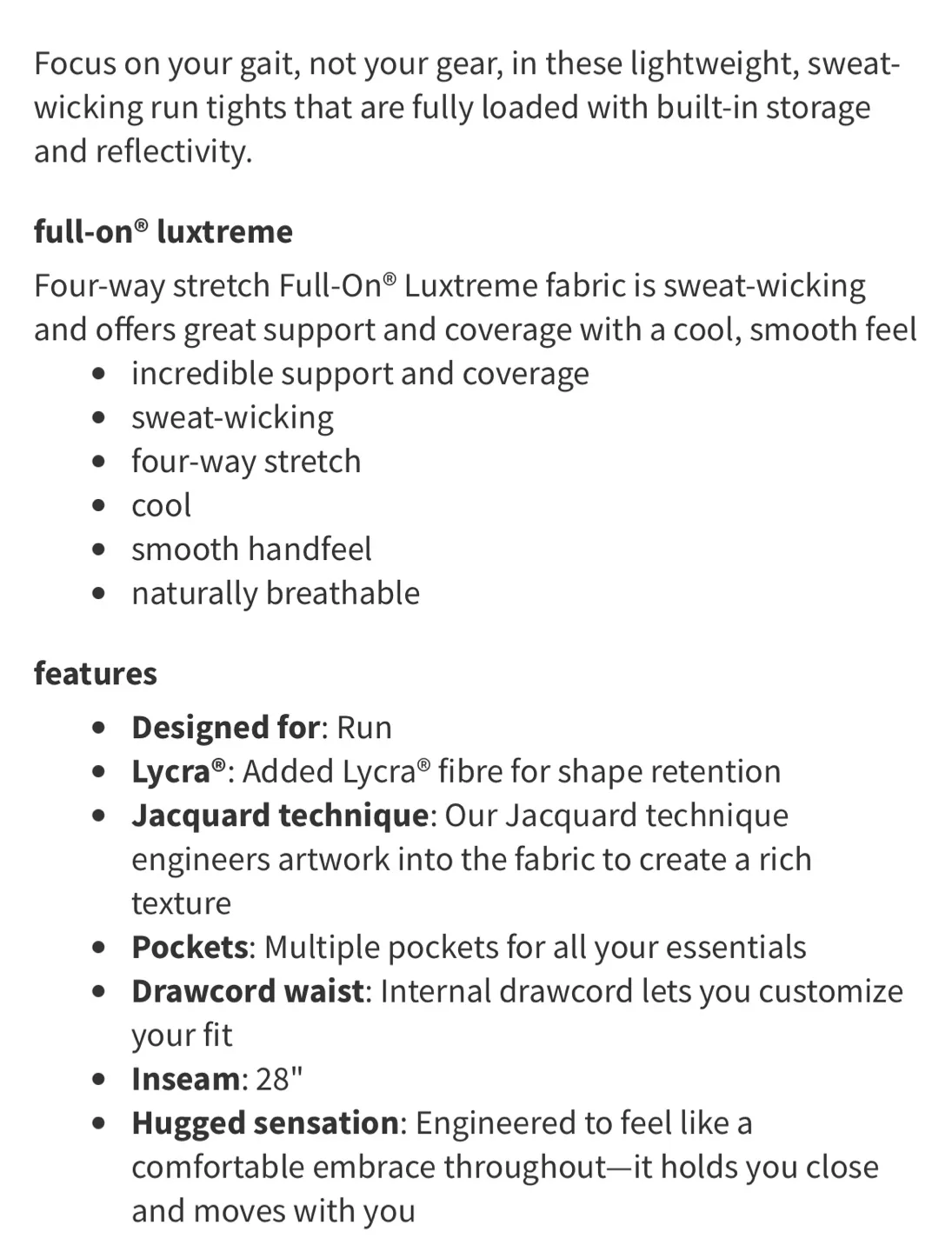 Lululemon Speed Up Tight 28" *Full-On Luxtreme* image indicator(8)