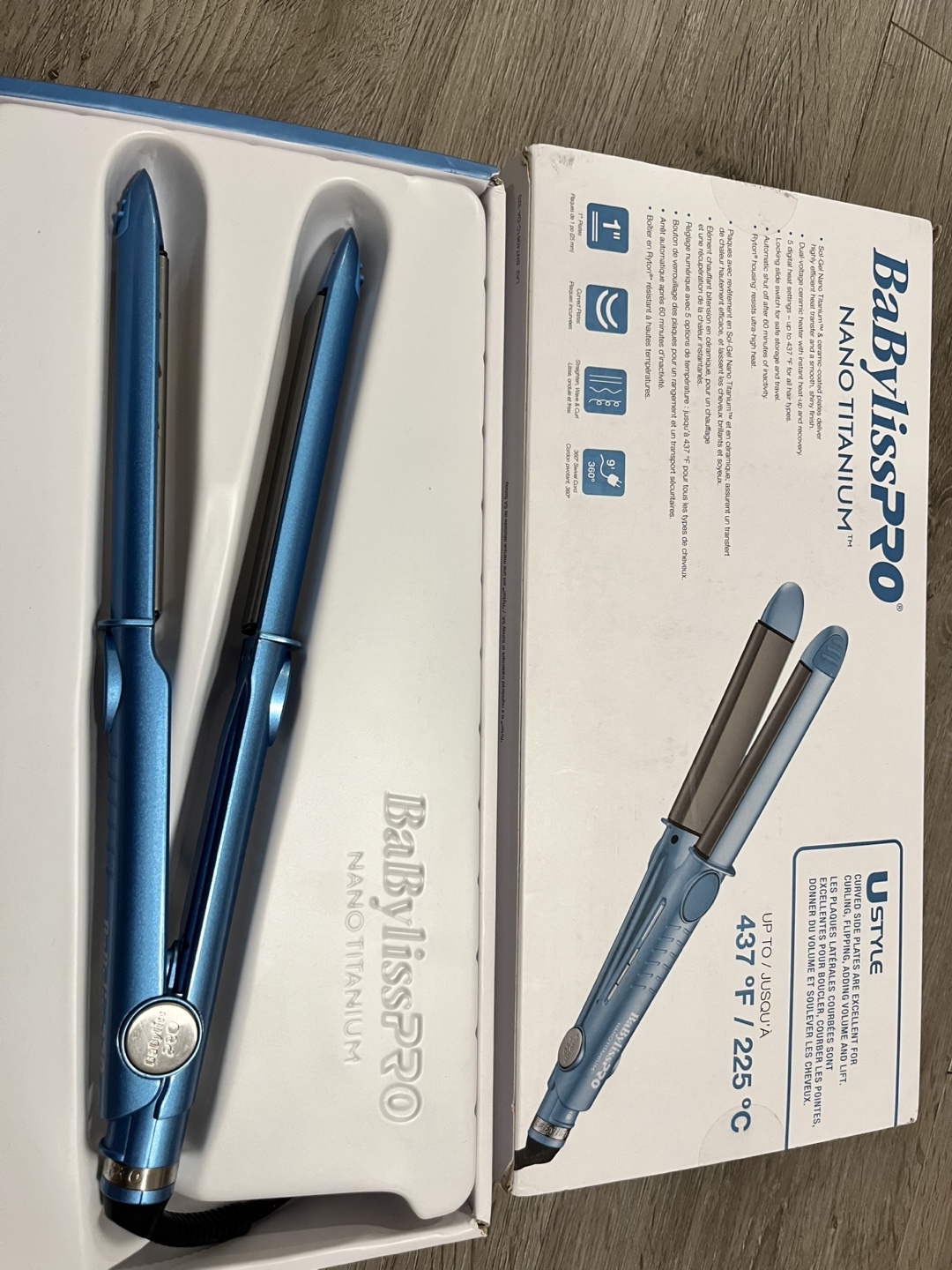 BabylissPRO Nano Titanium U-Styler Flat Iron