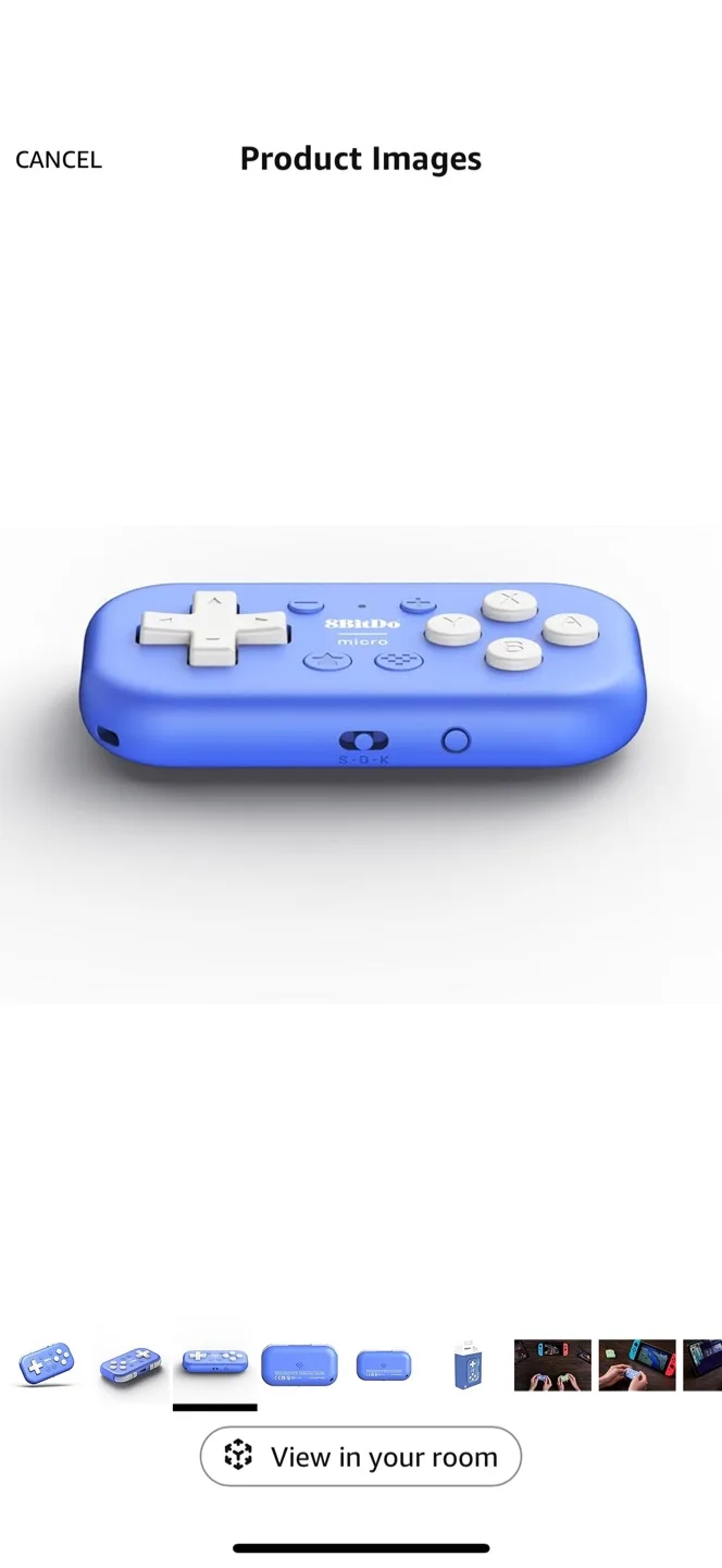 ‼️MOVING SALE‼️ BNIB 8BitDo Micro Bluetooth Gamepad - Blue image indicator(3)
