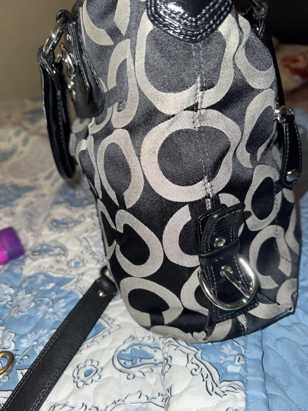 Coach Signature C Black and Grey Tote Bag image indicator(3)