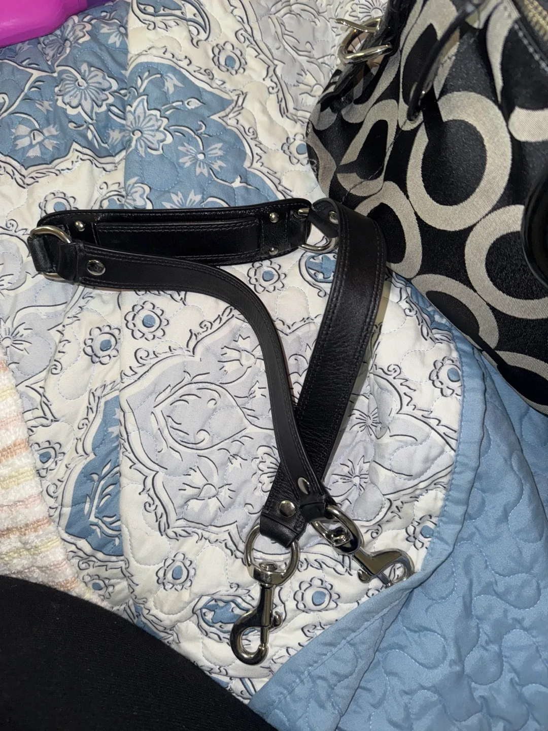 Coach Signature C Black and Grey Tote Bag image indicator(5)