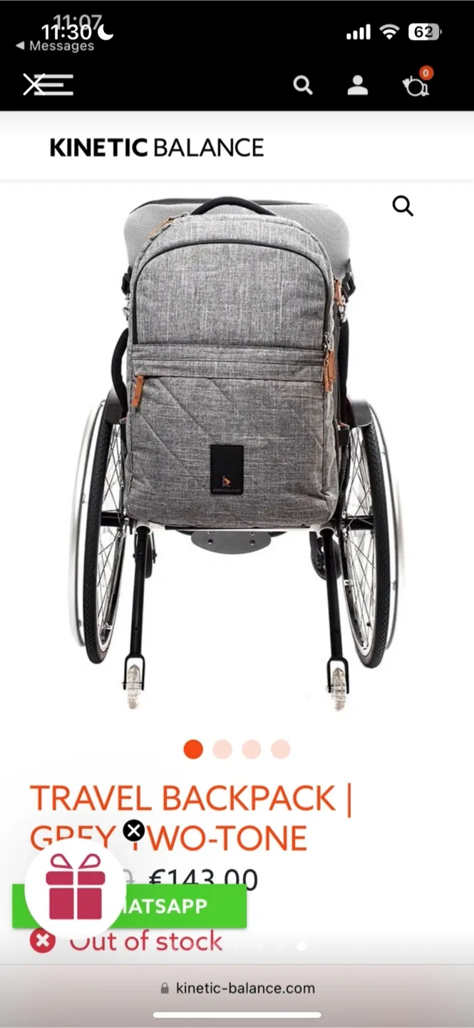 Brand new backpack (wheelchair friendly) image indicator(7)