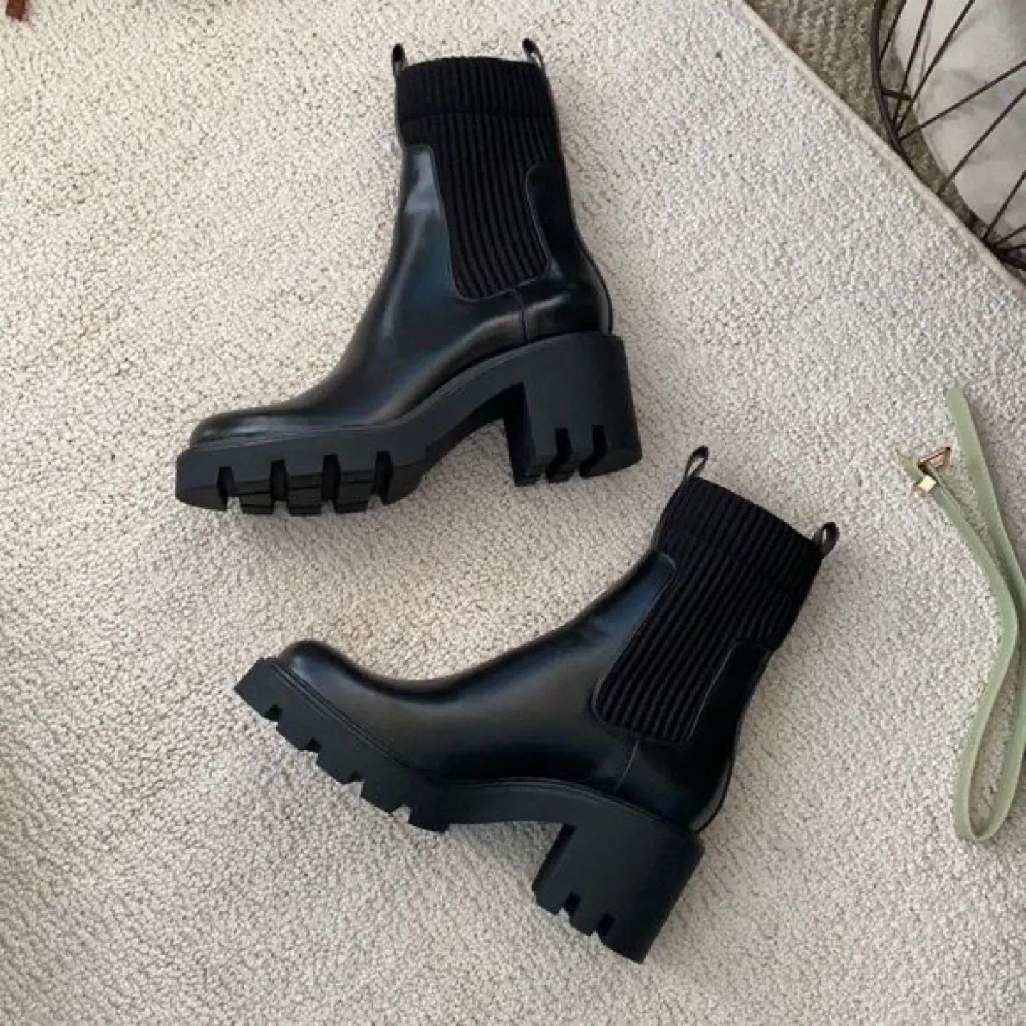 Zara Boots Lug Sole Chunky NWT image indicator(2)