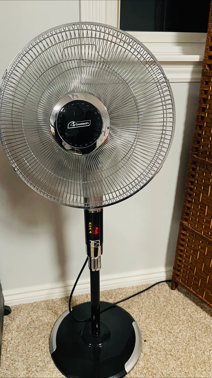 Garrison Oscillating Stand Fan with Remote thumbnail