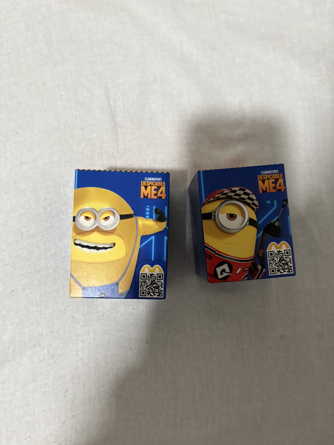 Minions Despicable Me 4 McDonald's Happy Meal Toys