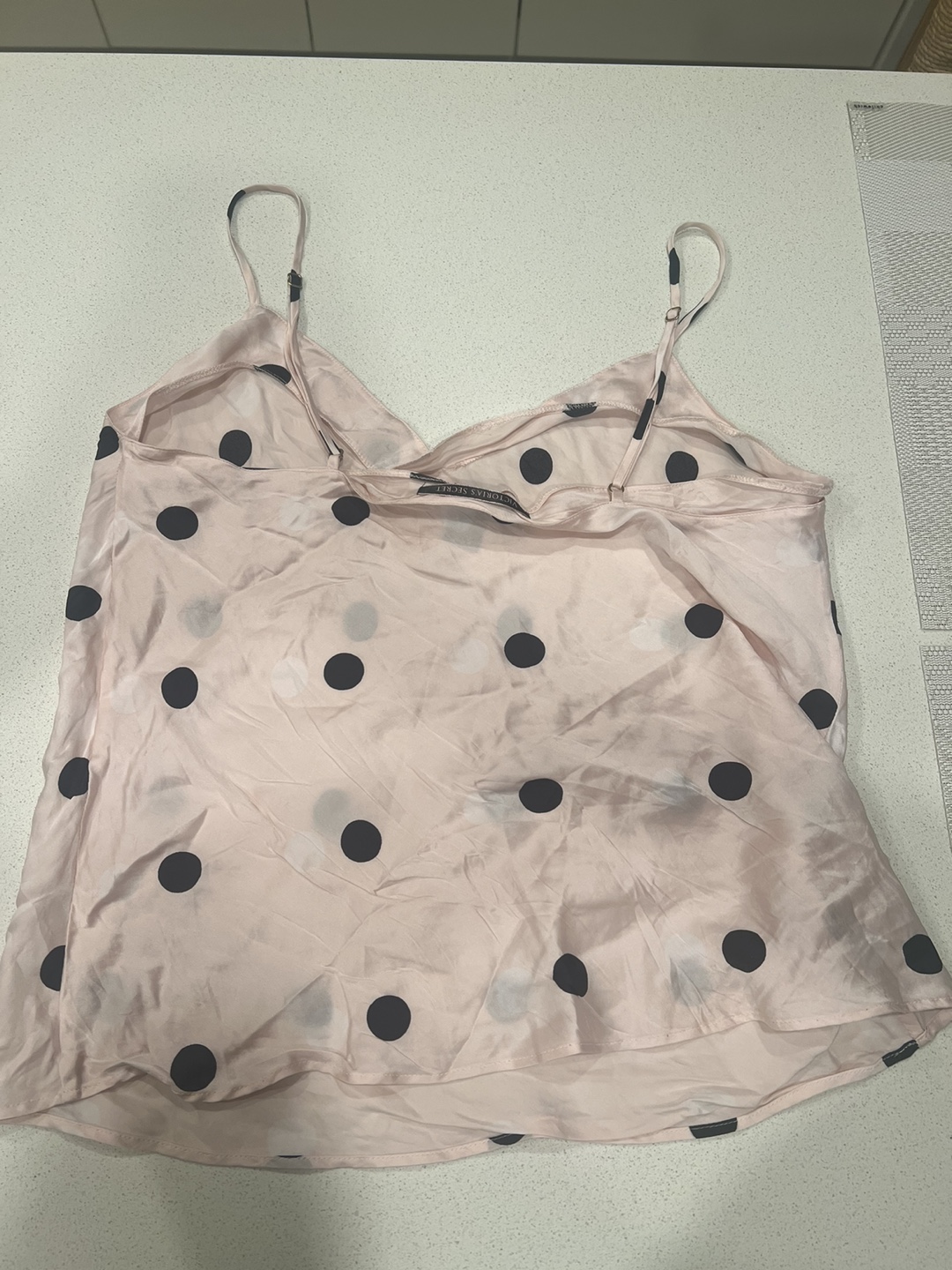 Victoria's Secret Pink and Black Polka Dot Cami