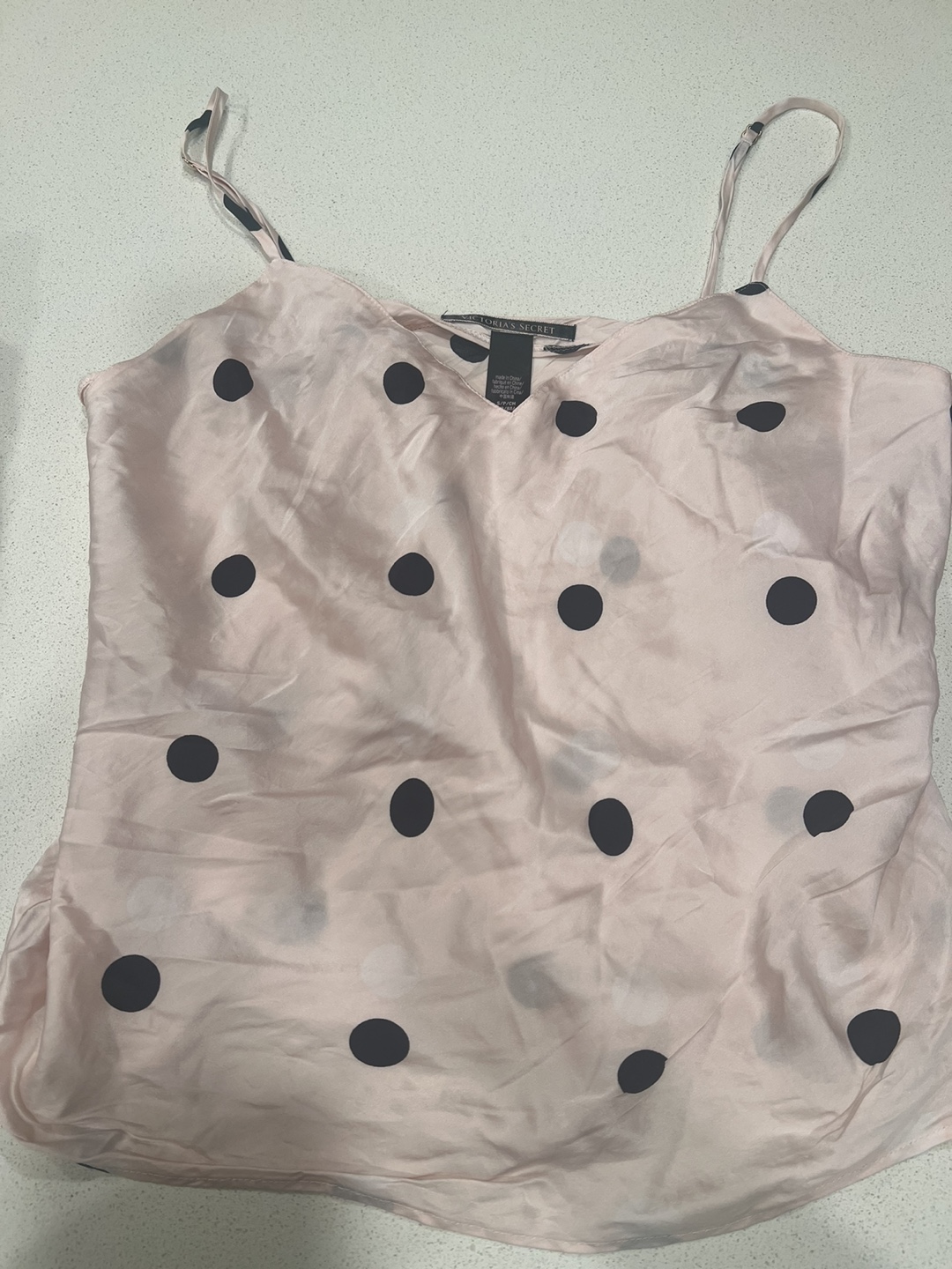 Victoria's Secret Pink and Black Polka Dot Cami - photo 3