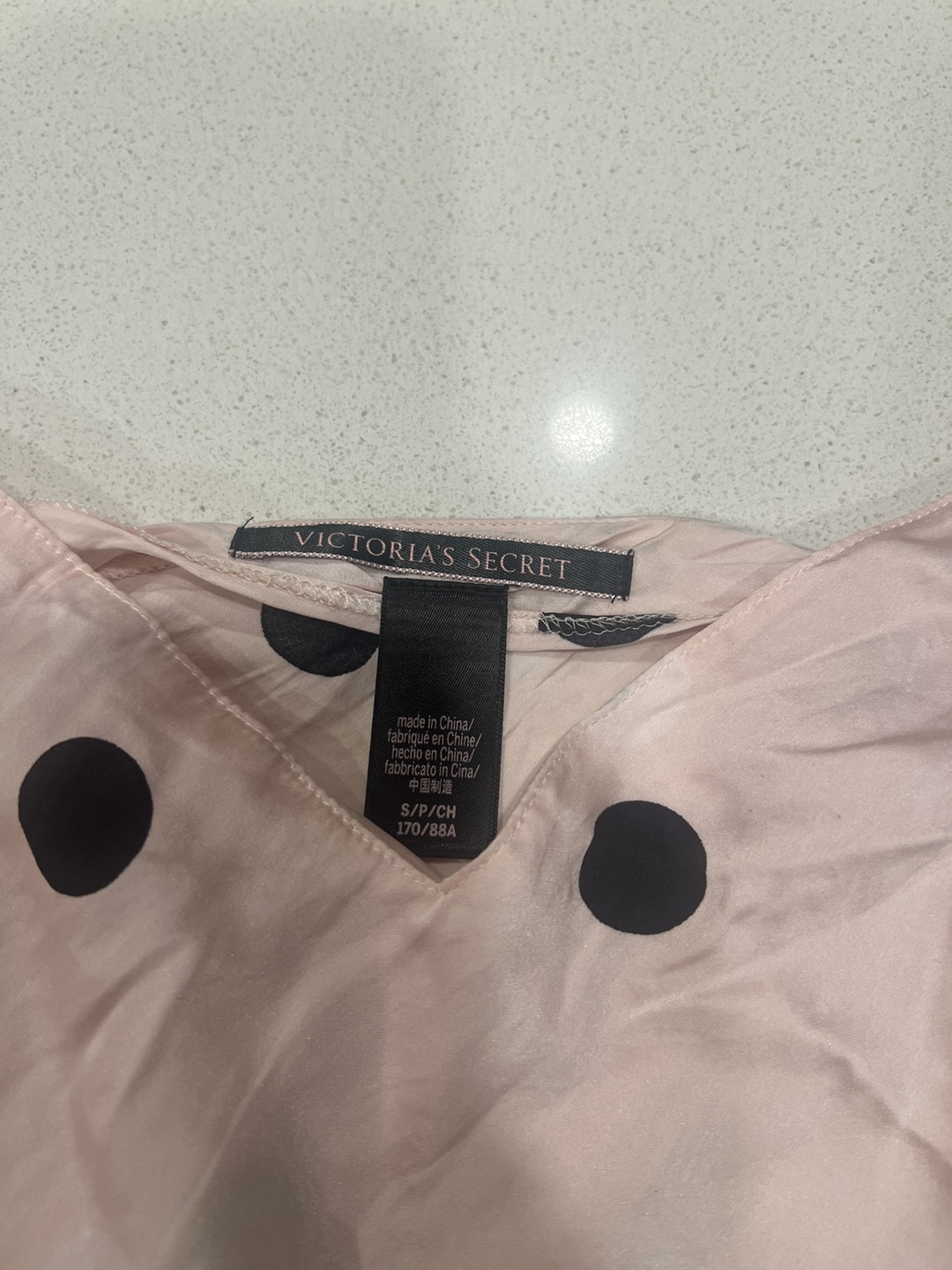 Victoria's Secret Pink and Black Polka Dot Cami - photo 2