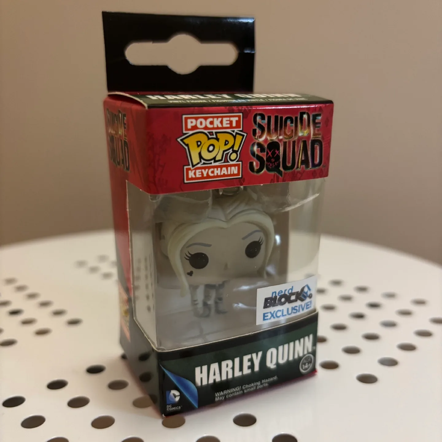 RARE Nerd Block Exclusive Pocket Pop! Keychain Harley Quinn 🧡 thumbnail
