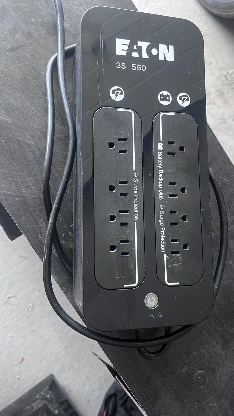 Eaton 3S 550 UPS Battery Backup Surge Protector - photo 2