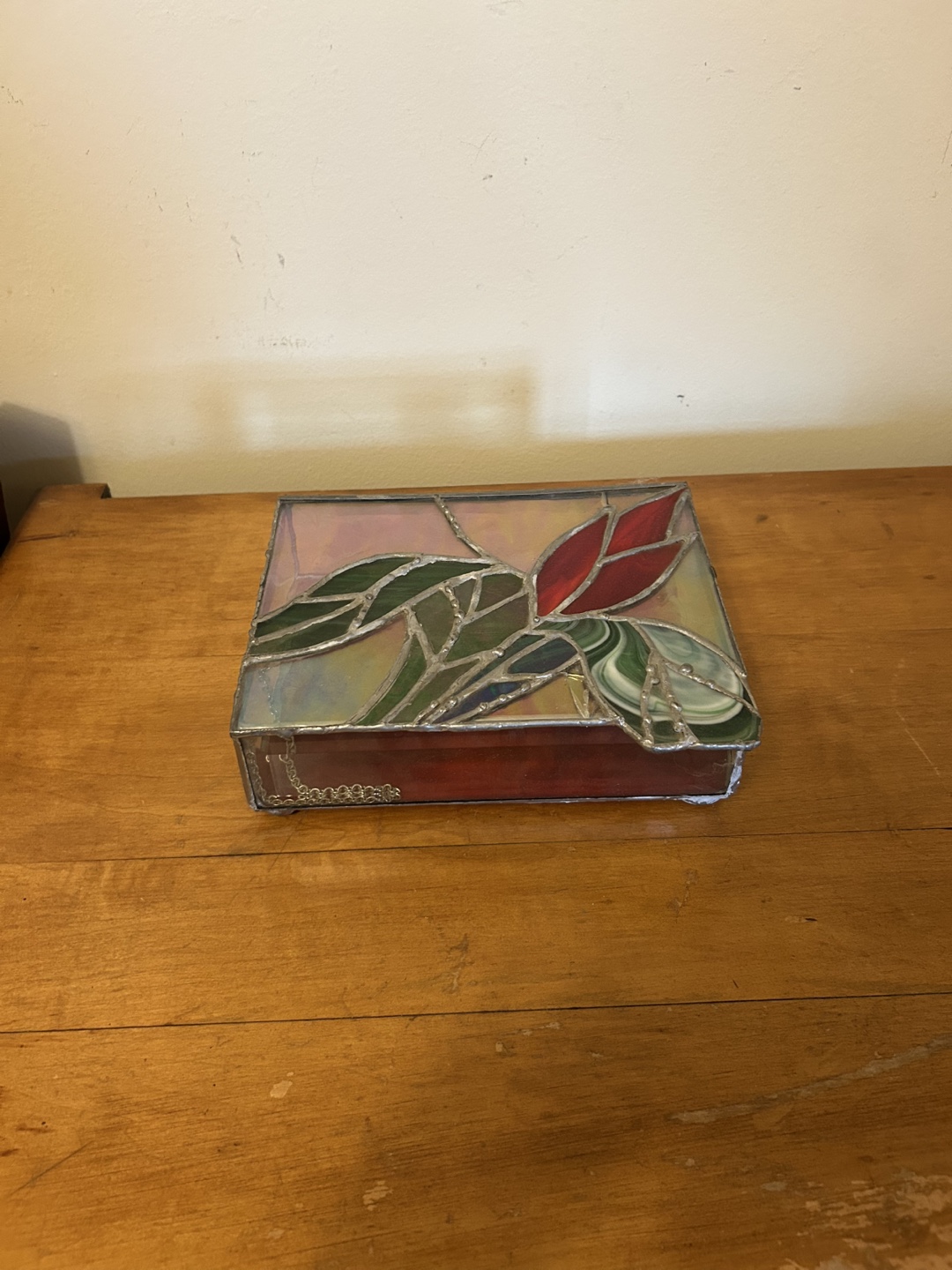 Stained Glass Jewellery Box