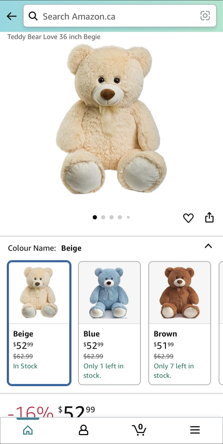 Giant Teddy Bears Stuffed 36 inch white - photo 2