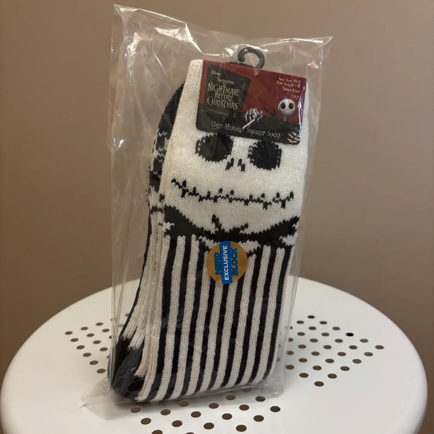 Nightmare Before Christmas Jack Skellington Socks thumbnail