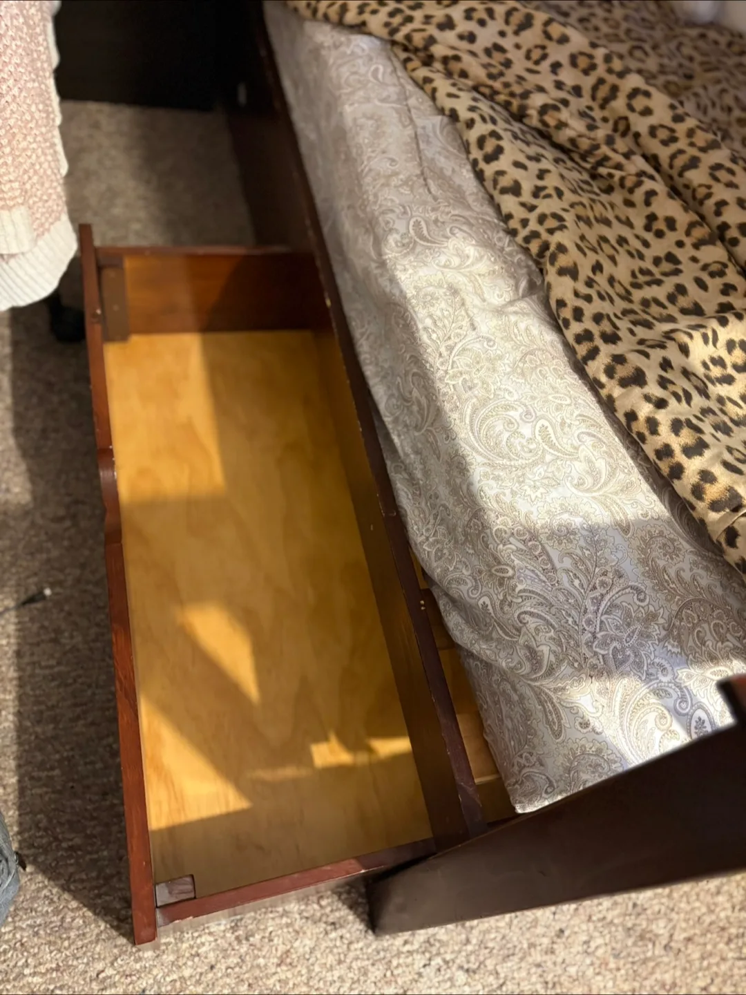 Twin over Full Bunk Bed with Storage image indicator(3)