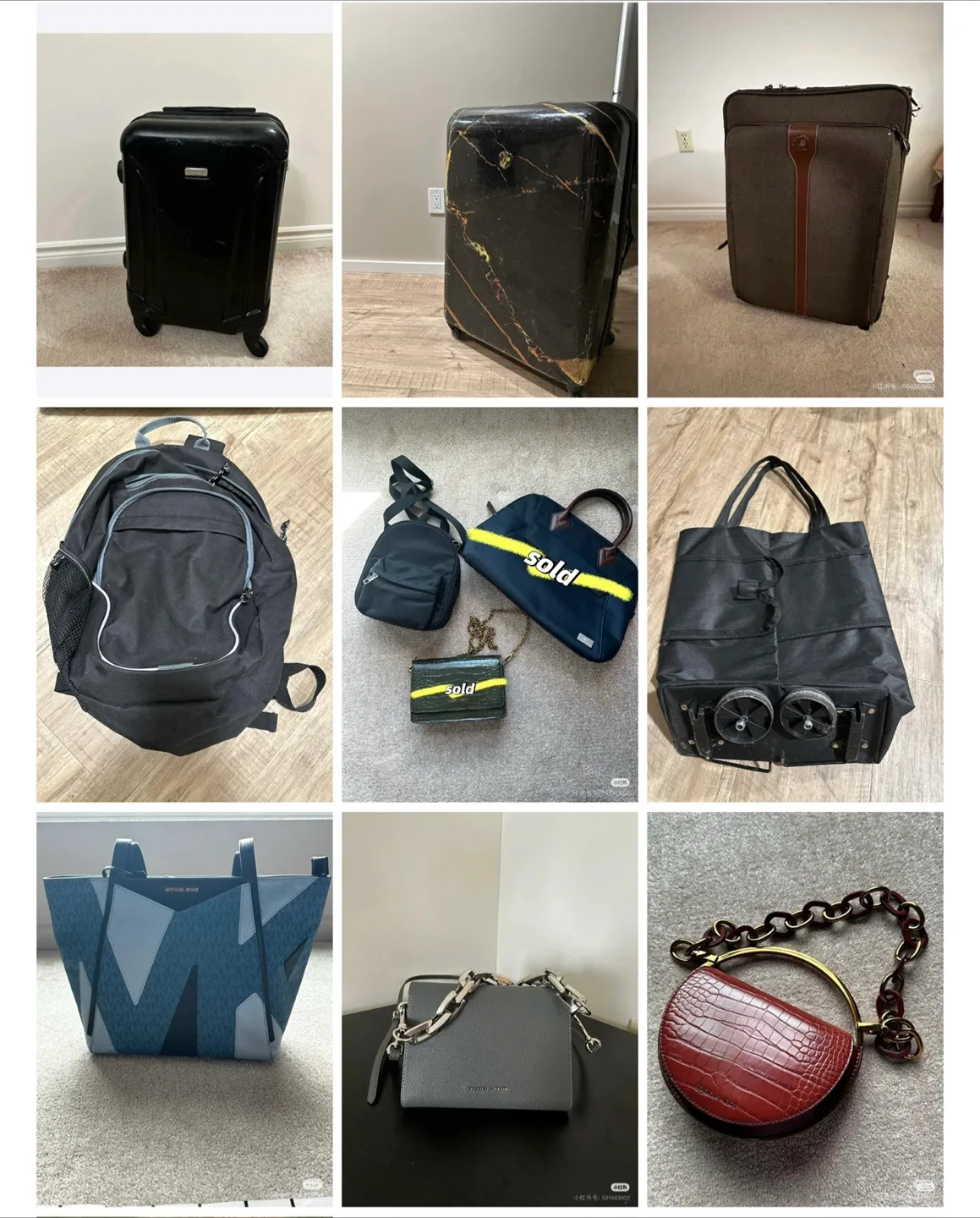 Luggage and Handbag Bundle - Various Brands and Styles thumbnail