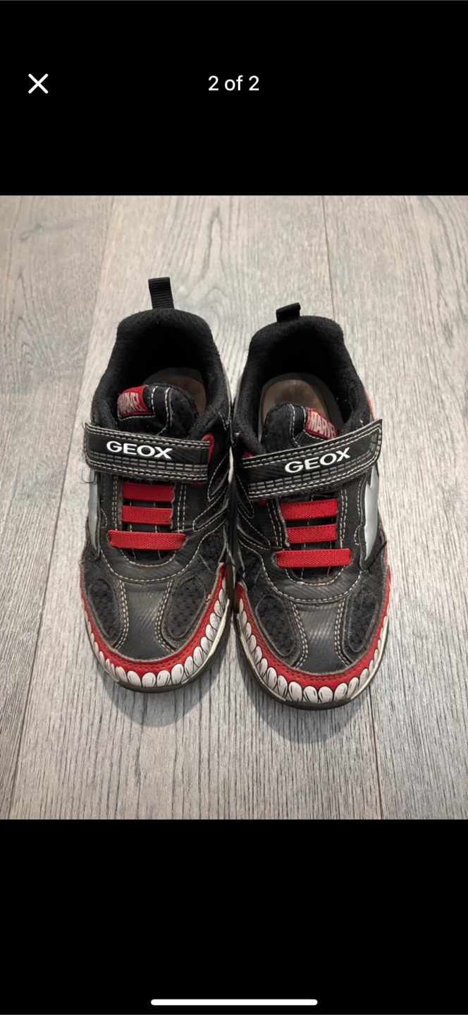GEOX Marvel Venom Toddler Shoes - Size 12 #freecycle - photo 2