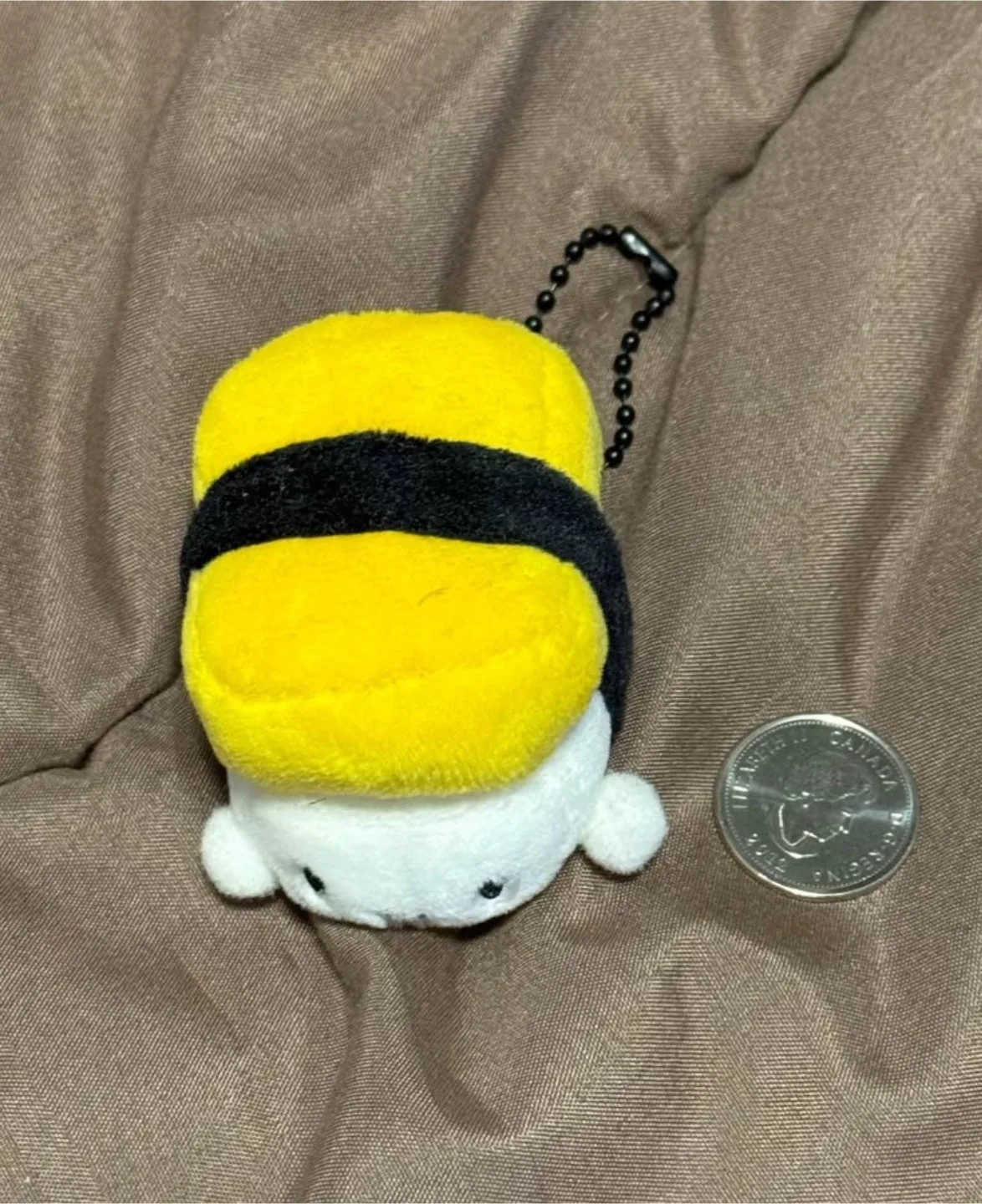 Adorable Tamagoyaki Sushi Plush Keychain thumbnail