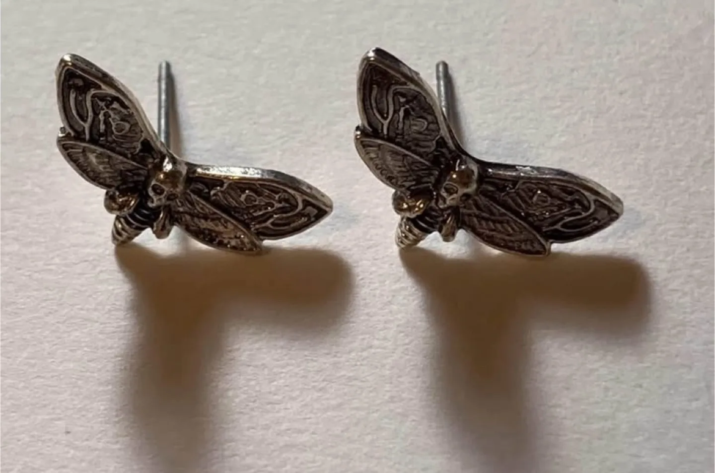 Moth Stud Earrings thumbnail