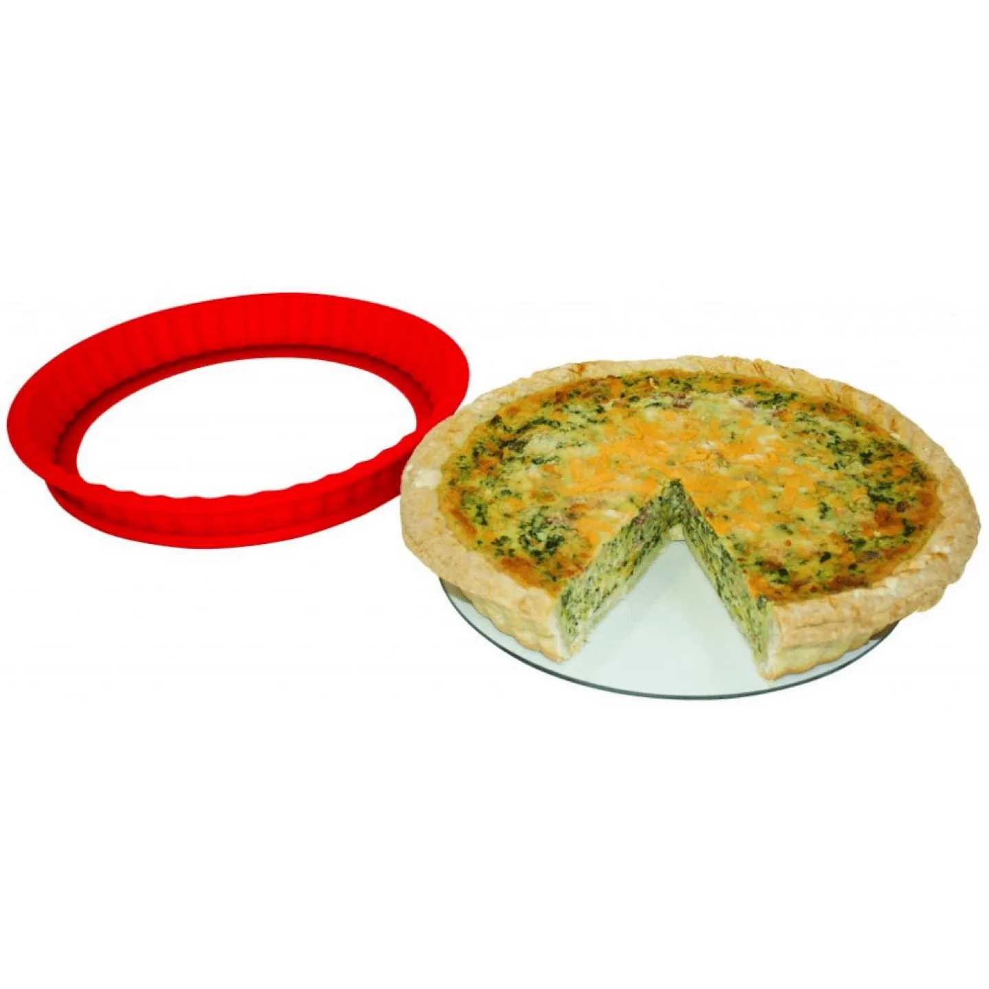 Red Silicone Pie Crust Ring image indicator(2)