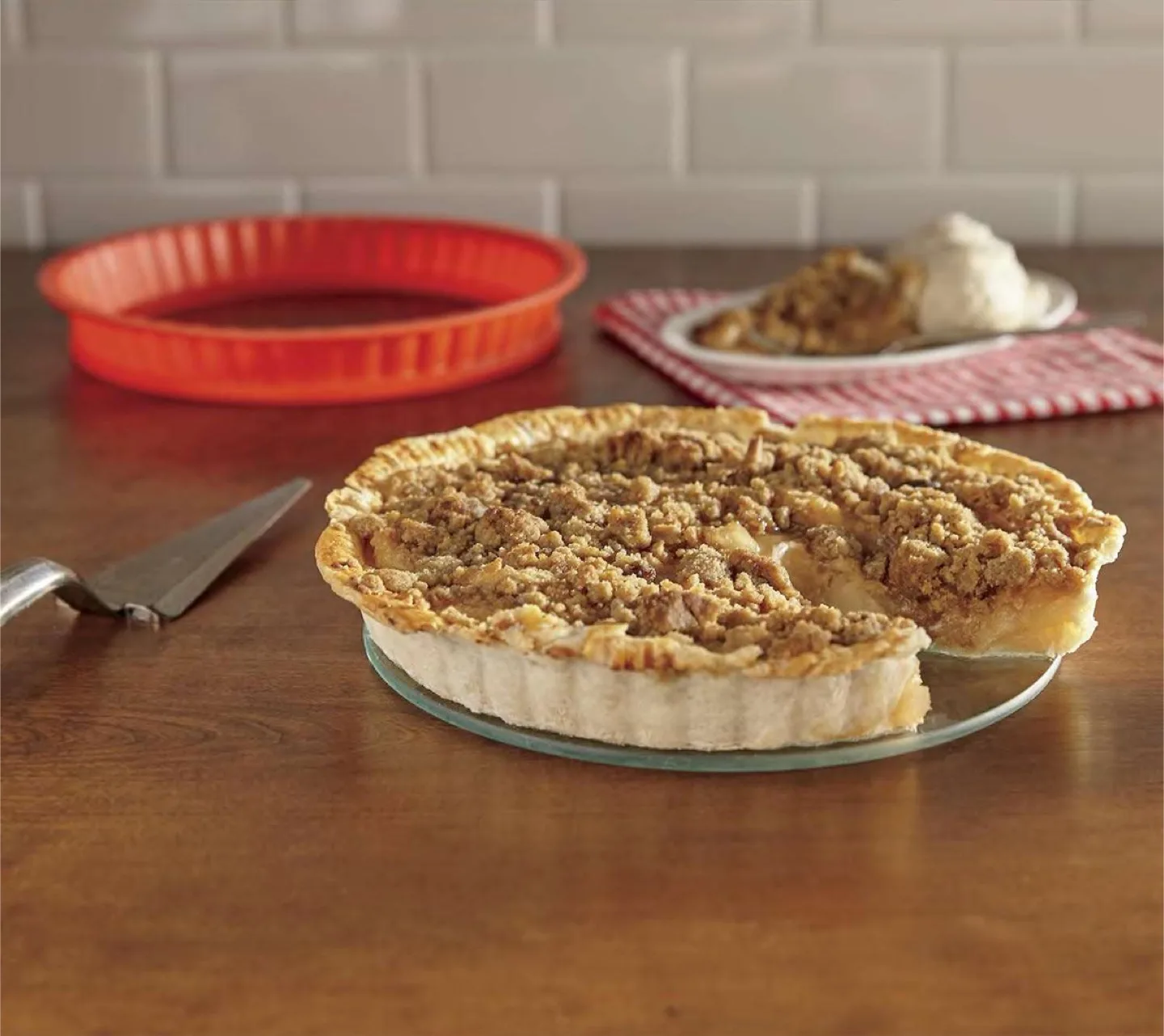 Red Silicone Pie Crust Ring image indicator(3)