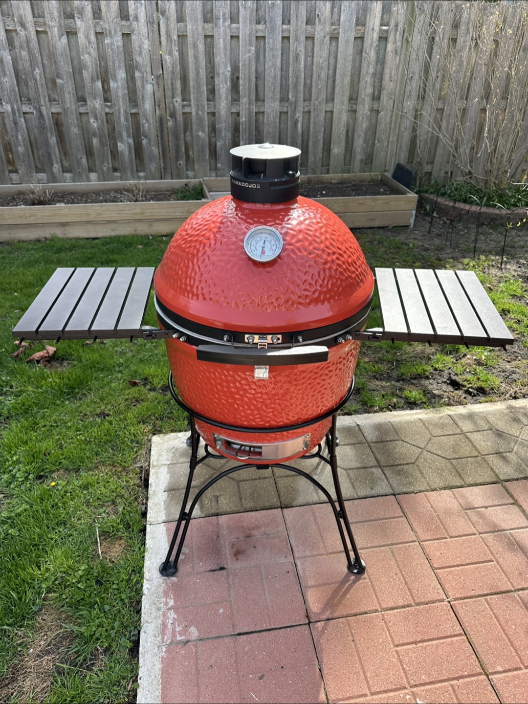 Kamado Joe Classic Joe II Charcoal Grill - Red - photo 3