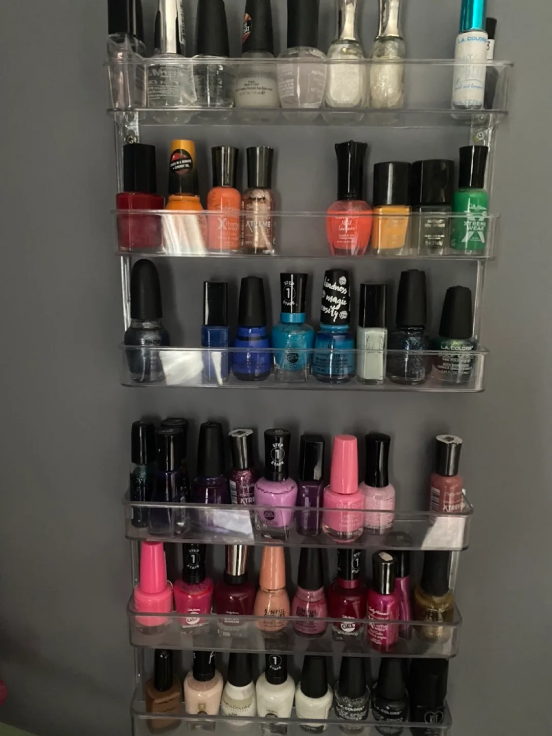IDESIGN NAIL POLISH RACKS & VANITY MIRROR image indicator(5)