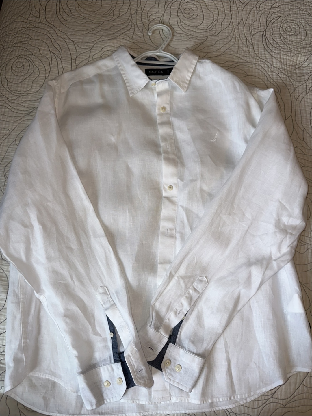 Men’s Nautica 100% Linen Shirt - Size XL