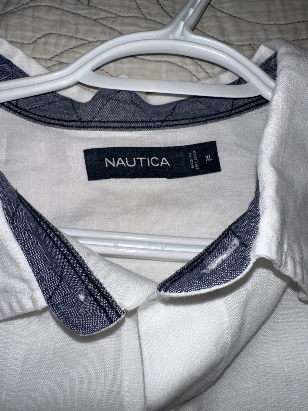 Men’s Nautica 100% Linen Shirt - Size XL - photo 2