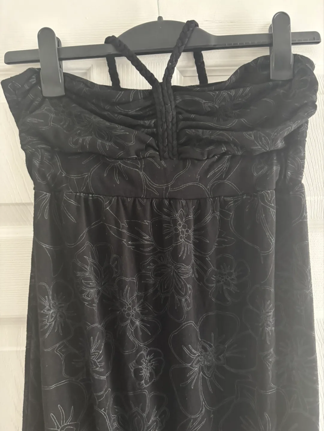 360 Surf Black Floral Maxi Dress Size Large image indicator(4)