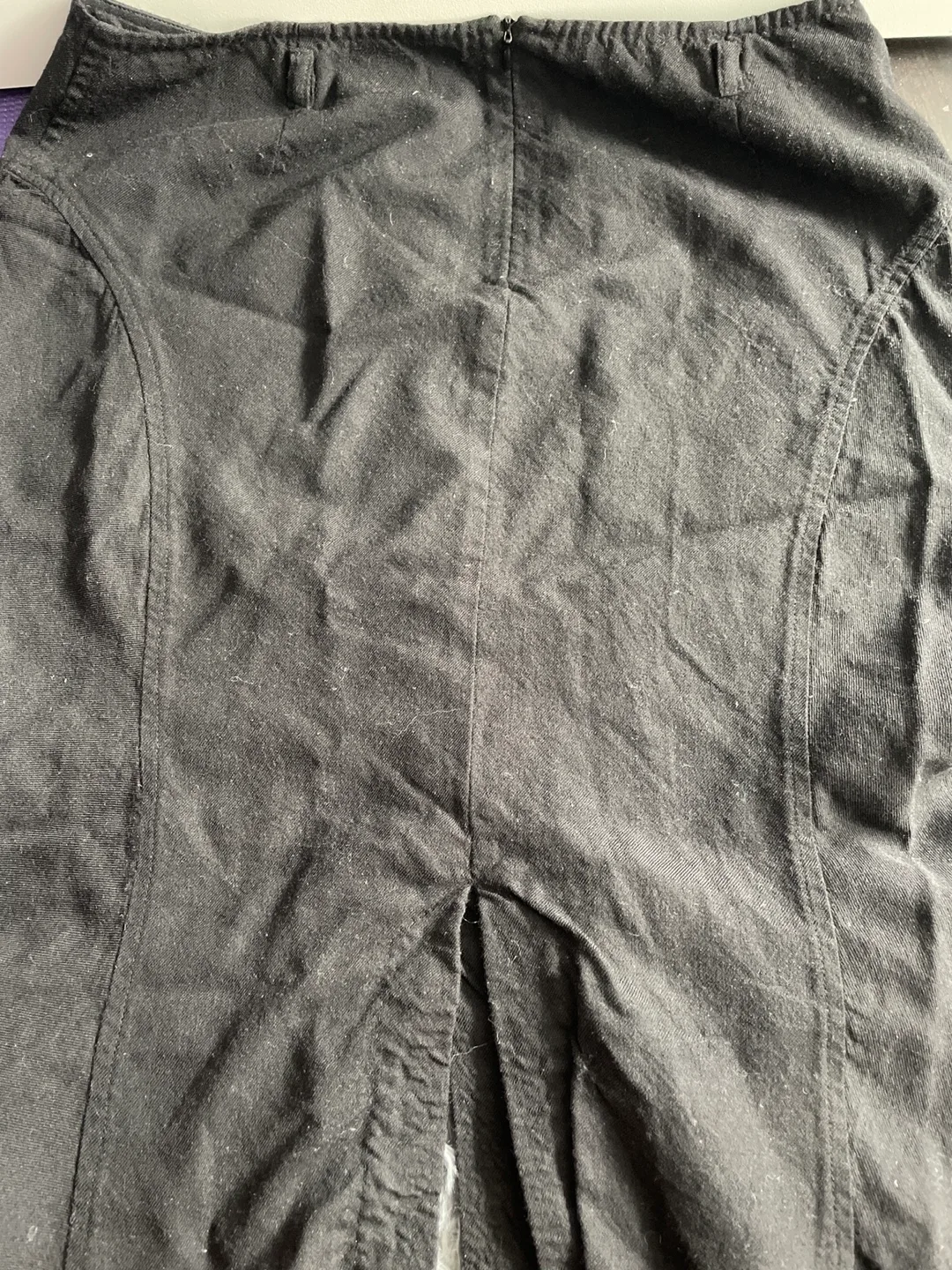 Black A-line Skirt image indicator(2)