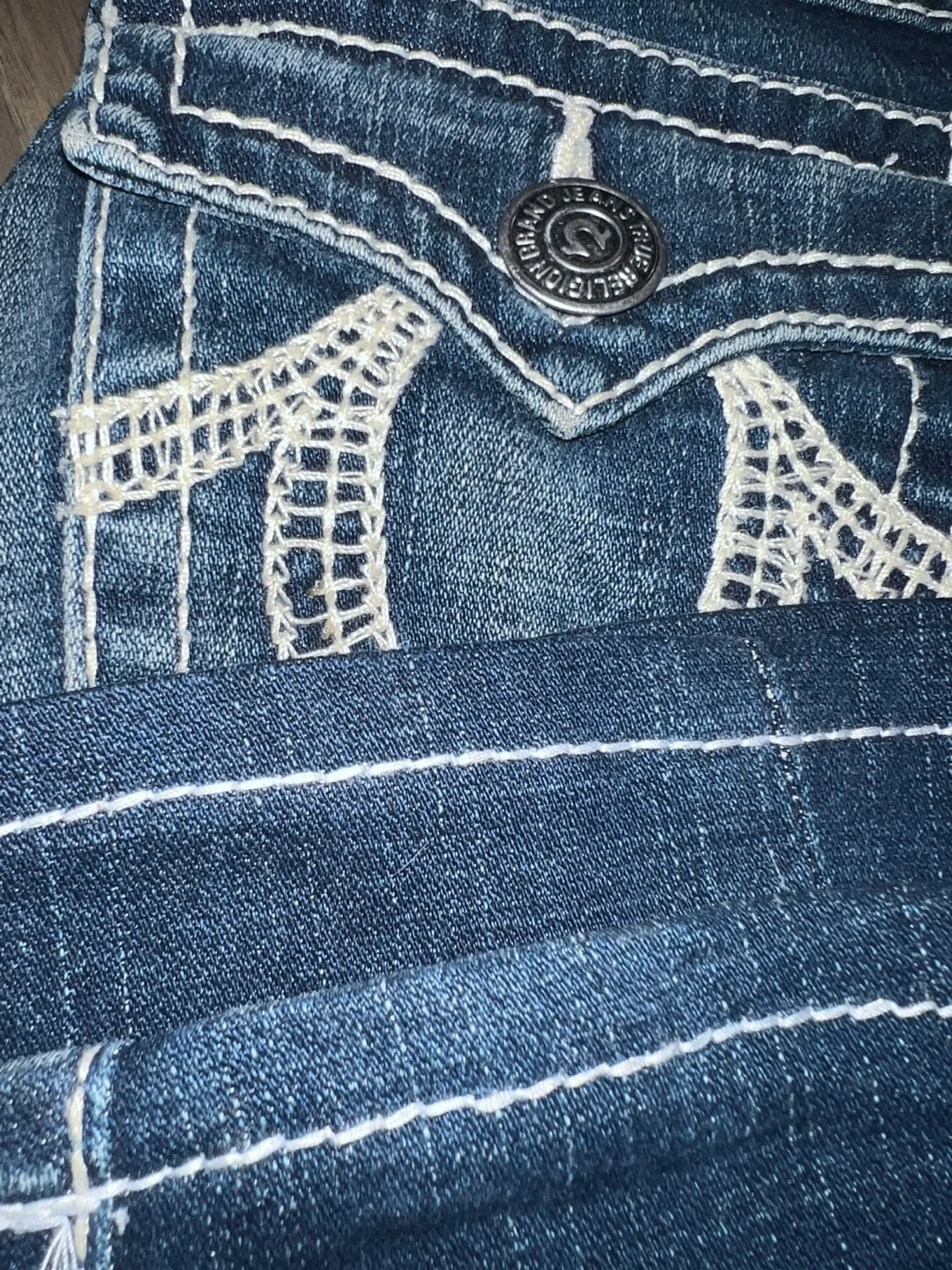 True Religion Jeans: Triple Thread Authentic image indicator(5)