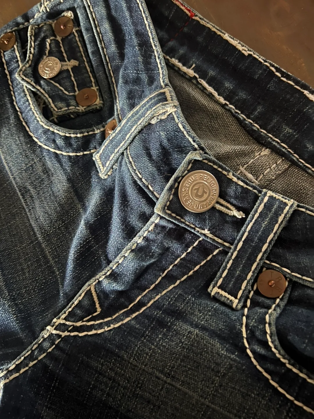 True Religion Jeans: Triple Thread Authentic image indicator(10)