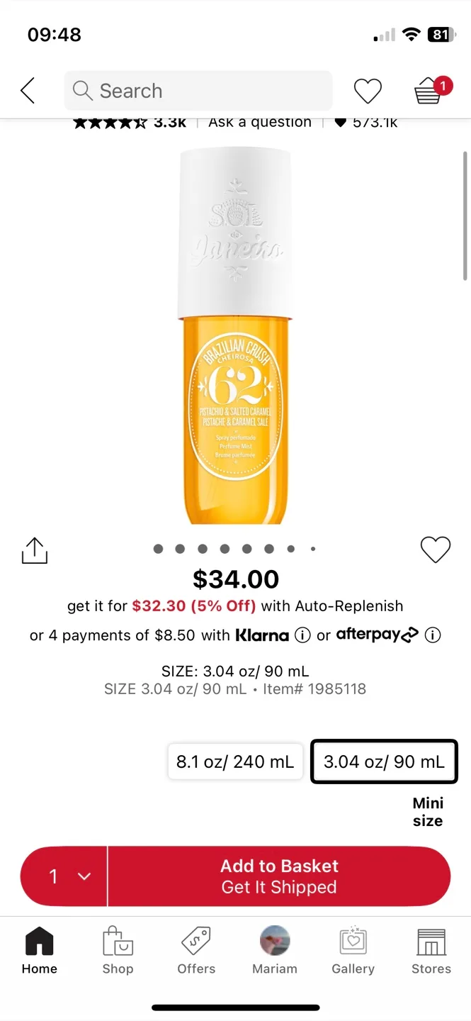 Delicious Body Spray — Dupe of Sol de Janeiro #62! image indicator(2)