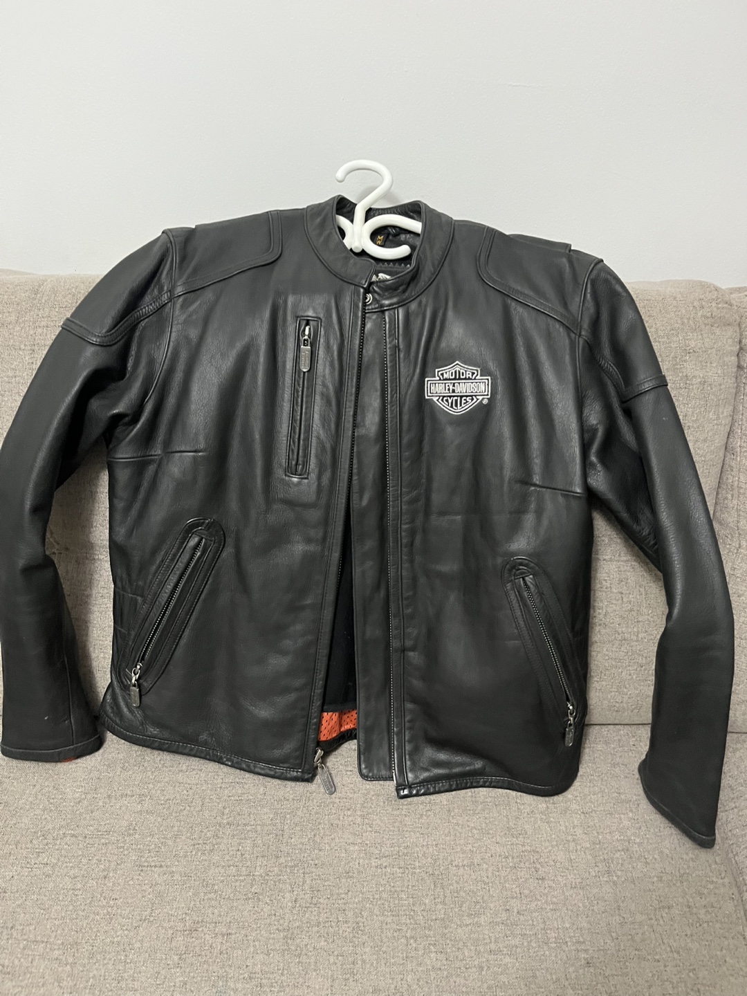 Harley-Davidson Women's Black Leather Jacket - Size Medium - photo 2