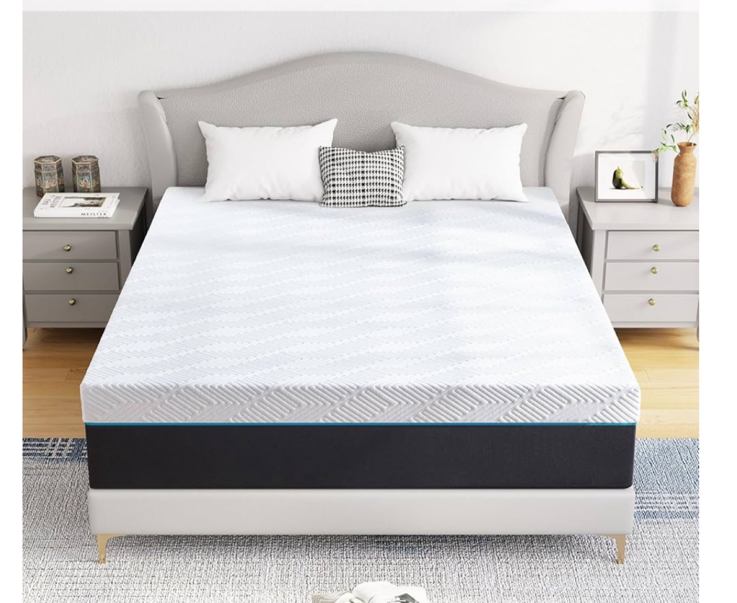 Brand New 10 Inch Memory Foam Mattress queen - photo 2