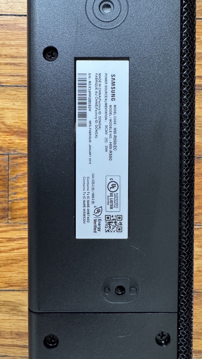 Samsung HW-R550 Soundbar with Wireless Subwoofer - photo 2