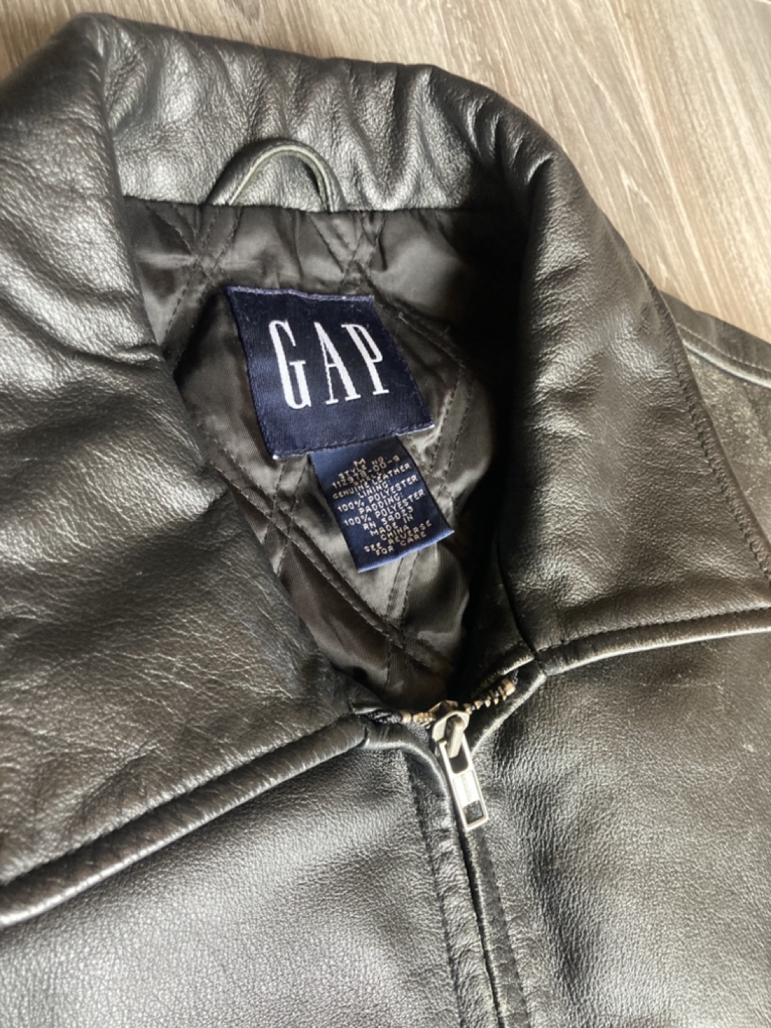 Men's Gap Leather Jacket - photo 2